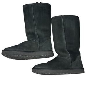 UGG Australia Classic Tall II Boots 1016224 Black Size 10 Suede